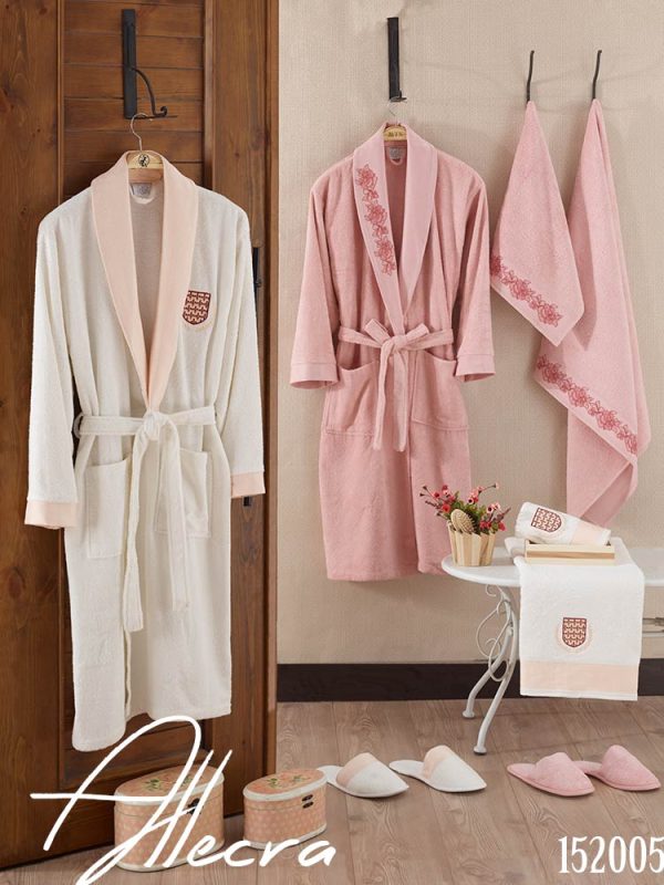 Family Bathrobe Set - Zorel Textile - Towel - Bathrobe - Linen