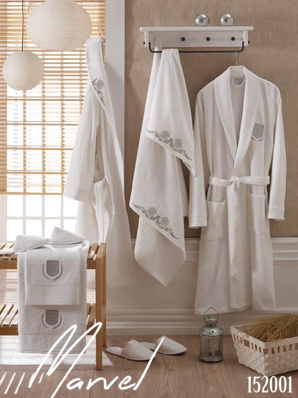Family Bathrobe Set Zorel Textile Towel Bathrobe Linen